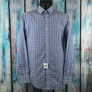 FINAL SALE! Plaid Slim Fit Dress Shirt 15-15 1/2